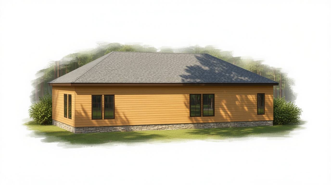 Cozy Natural 2-Bed Home exterior render