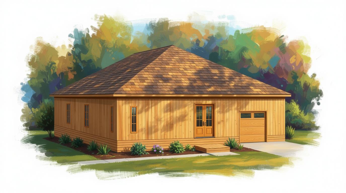 Spacious Natural 2-Bed Home exterior render